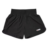 Women's High Rise Short 3.5" (Black)-Shorts-Gentleman.Clothing