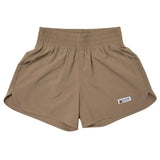 Women's High Rise Short 3.5" (Sandstone)-Shorts-Gentleman.Clothing