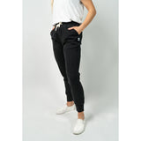 Women's Leisure Jogger (Black)-Jogger-Gentleman.Clothing