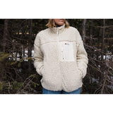 Women's Pillow Fleece Jacket (Oat)-Coats & Jackets-Gentleman.Clothing