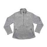 Women's Premium 1/4 Zip Pullover (Ash)-Pullover-Gentleman.Clothing