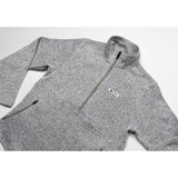 Women's Premium 1/4 Zip Pullover (Ash)-Pullover-Gentleman.Clothing