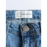 Women's Stretch Tapered Recycled Jean - Washed Stone Blue-Gentleman.Clothing