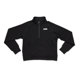 Women's Waffle 1/2 Zip (Black)-Shirts-Gentleman.Clothing