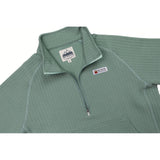 Women's Waffle 1/2 Zip (Cypress)-Shirts-Gentleman.Clothing