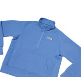 Women's Waffle 1/2 Zip (Hydrangea)-Shirts-Gentleman.Clothing