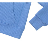 Women's Waffle 1/2 Zip (Hydrangea)-Shirts-Gentleman.Clothing