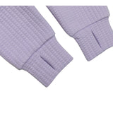 Women's Waffle 1/2 Zip (Lilac)-Shirts-Gentleman.Clothing