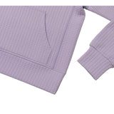 Women's Waffle 1/2 Zip (Lilac)-Shirts-Gentleman.Clothing