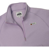 Women's Waffle 1/2 Zip (Lilac)-Shirts-Gentleman.Clothing