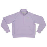 Women's Waffle 1/2 Zip (Lilac)-Shirts-Gentleman.Clothing