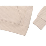 Women's Waffle 1/2 Zip (Oat)-Shirts-Gentleman.Clothing