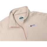 Women's Waffle 1/2 Zip (Oat)-Shirts-Gentleman.Clothing