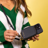 iPhone Case and Wallet with Long Strap - Navy-Gentleman.Clothing