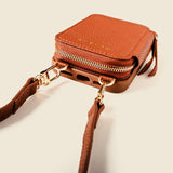 iPhone Case and Wallet with Long Strap - Tan-Gentleman.Clothing