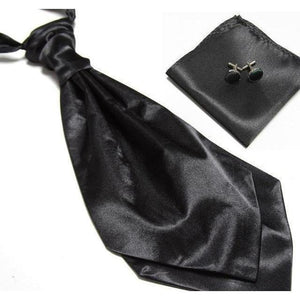 Ascot/Cravat Tie, Cufflinks & Pocket Square/Handkerchief Set-Sets-Gentleman.Clothing