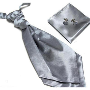 Ascot/Cravat Tie, Cufflinks & Pocket Square/Handkerchief Set-Sets-Gentleman.Clothing