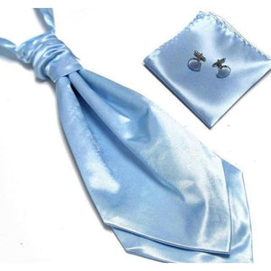 Ascot/Cravat Tie, Cufflinks & Pocket Square/Handkerchief Set-Sets-Gentleman.Clothing