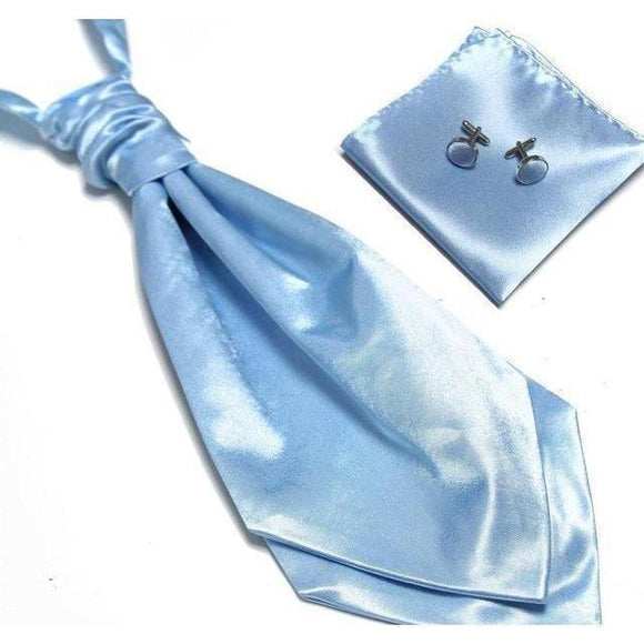 Ascot/Cravat Tie, Cufflinks & Pocket Square/Handkerchief Set-Sets-Gentleman.Clothing