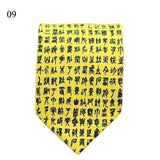 Calligraphy Collection Wide Neckties - 19 Colors & Styles-Neckties-Gentleman.Clothing