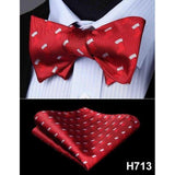 Christmas Holiday Collection Silk Bow Ties & Handkerchiefs-Bowties-Gentleman.Clothing