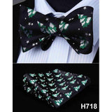 Christmas Holiday Collection Silk Bow Ties & Handkerchiefs-Bowties-Gentleman.Clothing