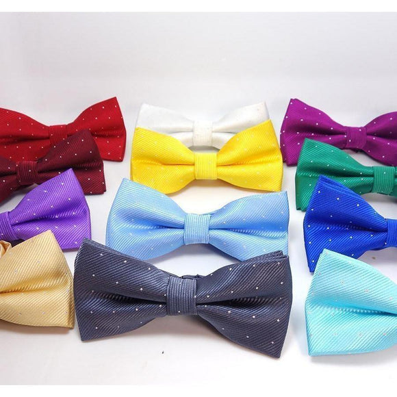 Classic Polka Collection Bow Ties - 12 Colors-Bowties-Gentleman.Clothing
