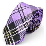 Colorful Plaids & Stripes Collection Skinny Ties - 20 Colors & Styles-Skinny Ties-Gentleman.Clothing