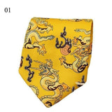 Dragon Collection Wide Neckties - 6 Colors & Styles-Neckties-Gentleman.Clothing