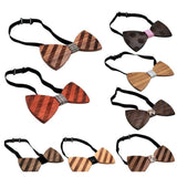 Edgy Collection Wooden Bow Ties - 8 Colors & Styles-Bowties-Gentleman.Clothing