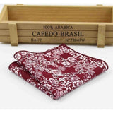 Floral Collection Pocket Squares - 20 Colors & Styles-Pocket Squares-Gentleman.Clothing