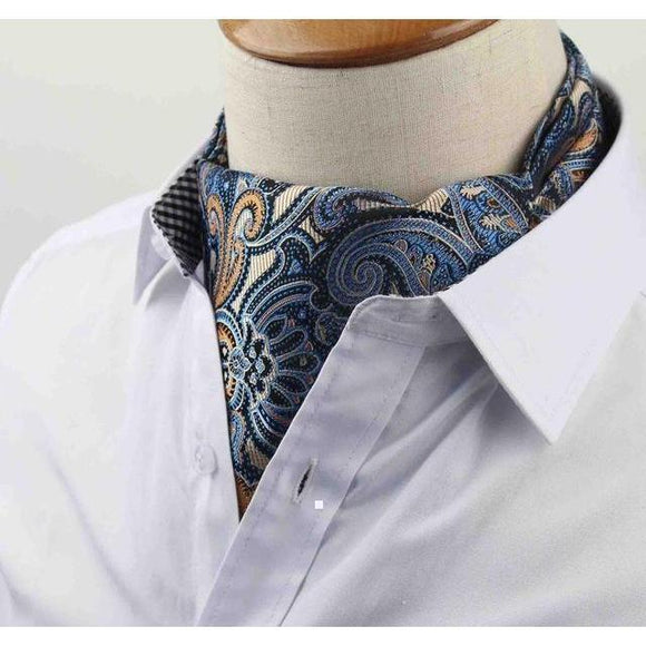 Gentleman Collection Ascot/Cravat Tie-Ascot Ties-Gentleman.Clothing