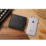 Genuine Leather Snap Collection Wallet - 2 Colors-Wallets-Gentleman.Clothing