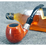 Luxury Rosewood Wooden Collection Tobacco Pipes - 12 Styles-Pipes-Gentleman.Clothing