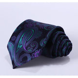 Mauve Wide Necktie & Handkerchief Collection-Neckties-Gentleman.Clothing