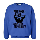 Men's Beard Long Sleeve T-Shirt - Multiple Colors & Sizes-tshirt-Gentleman.Clothing