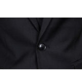 Men's Black One Button Slim Fit Suit - Three Piece-Suit-Gentleman.Clothing