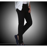 Men's Black Slim Fit Straight Jeans - Multiple Sizes-Jeans-Gentleman.Clothing