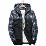 Men's Camouflage Windbreaker Coat - 4 Colors-Jacket-Gentleman.Clothing