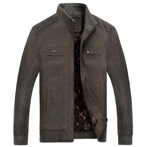 Men's Casual Fleece Jacket - 3 Colors-Jacket-Gentleman.Clothing