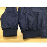 Men's Dark Blue Bomber Jacket-Jacket-Gentleman.Clothing