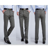 Men's Dark Gray Slim Fit Dress Pants - Multiple Sizes-Pants-Gentleman.Clothing