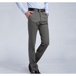 Men's Dark Gray Slim Fit Dress Pants - Multiple Sizes-Pants-Gentleman.Clothing