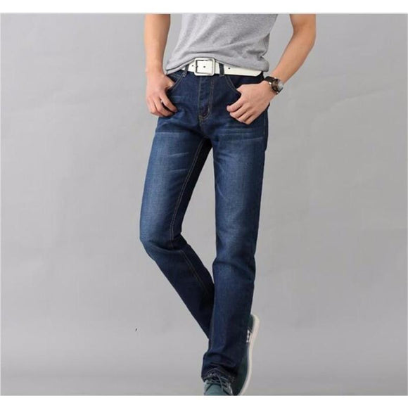 Men's Dark Regular Fit Straight Jeans - Multiple Sizes-Jeans-Gentleman.Clothing