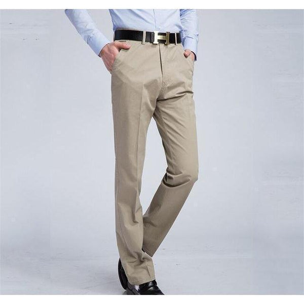 Men's Gray Slim Fit Dress Pants