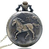 Men's Horse Design Pocket Watch-Watches-Gentleman.Clothing
