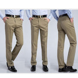 Men's Khaki Slim Fit Dress Pants - Multiple Sizes-Pants-Gentleman.Clothing
