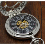 Men's Mechanical Hand Wind Steampunk Collection Pocket Watches - 2 Colors-Watches-Gentleman.Clothing