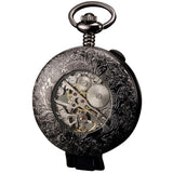 Men's Mechanical Hand Wind Steampunk Pocket Watch-Watches-Gentleman.Clothing