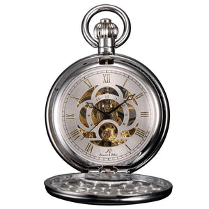 Men's Mechanical Retro Skeleton Collection Pocket Watches - 3 Colors-Watches-Gentleman.Clothing
